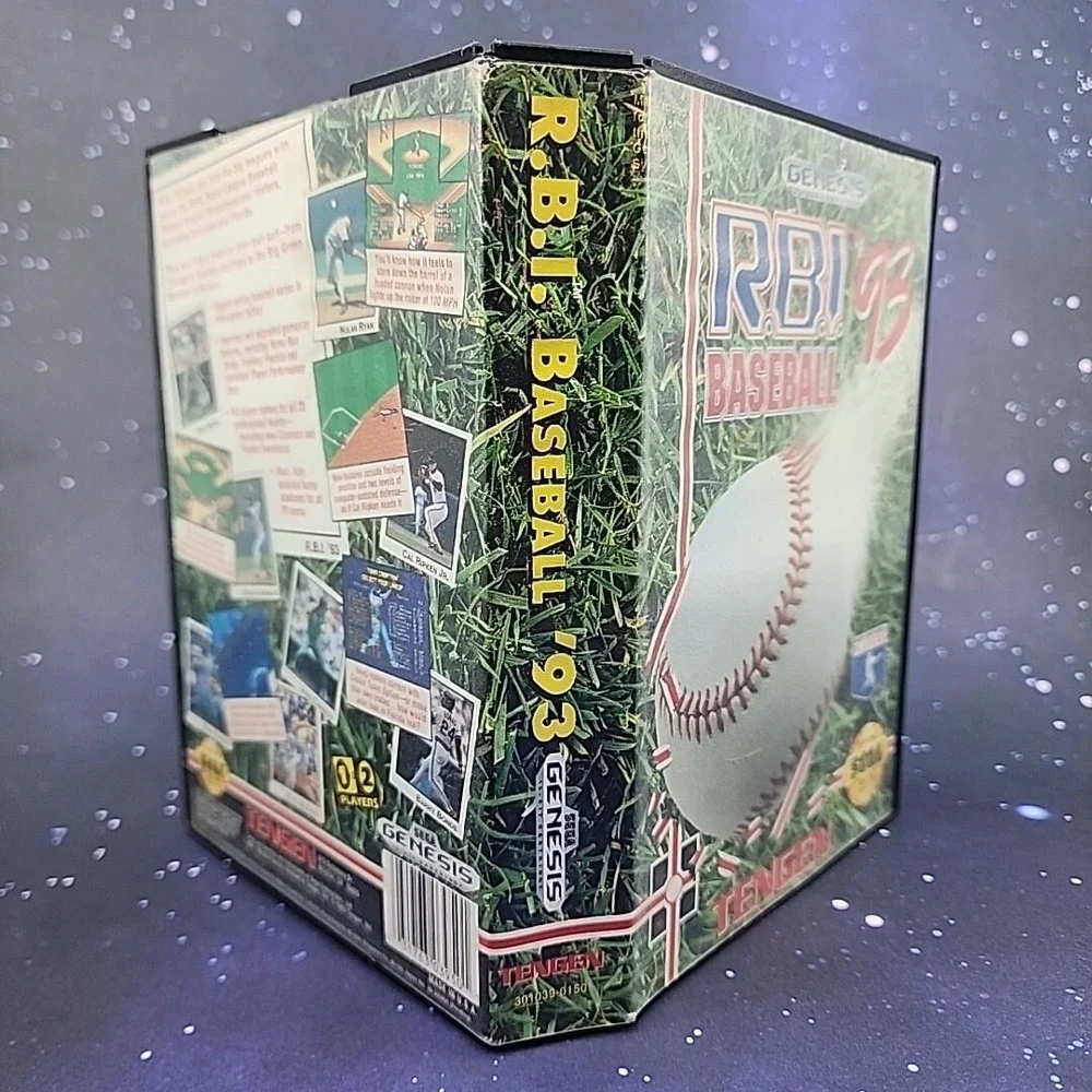 R.B.I. Baseball '93 (Sega Genesis, 1993) CIB Complete Video Game Tested Working